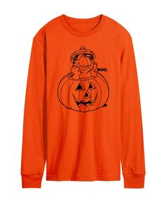 Мужская футболка с длинным рукавом Garfield Pumpkin AIRWAVES