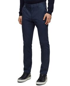Мужские двухцветные брюки чинос узкого кроя стрейч Hugo Boss