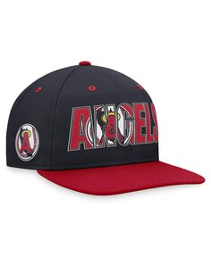 Мужская темно-синяя шляпа California Angels Cooperstown Collection Pro Snapback Nike