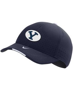 Мужская темно-синяя шляпа BYU Cougars Classic99 с логотипом Swoosh Performance Flex. Nike