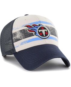 Мужская кремовая регулируемая кепка Tennessee Titans Breakout MVP Trucker &apos;47 Brand