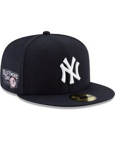 Мужская темно-синяя шляпа New York Yankees 2022 Old-Timers&apos; Day Authentic Collection On-Field 59FIFTY. New Era