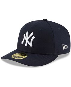 Мужская темно-синяя шляпа New York Yankees Authentic Collection On Field Low Profile Game 59FIFTY. New Era