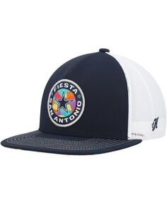 Мужская темно-синяя шляпа Snapback Dallas Cowboys Fiesta Circle Patch Hooey