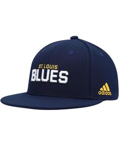 Мужская темно-синяя шляпа Snapback St. Louis Blues adidas