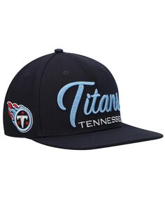 Мужская темно-синяя шляпа Snapback с надписью Tennessee Titans Pro Standard