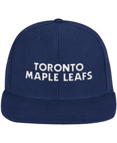 Мужская темно-синяя шляпа Snapback Toronto Maple Leafs adidas