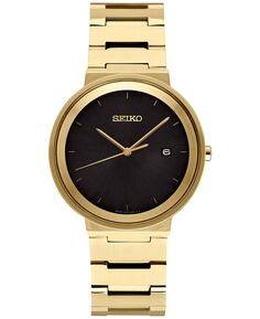 Мужские часы Essentials с золотистым браслетом из нержавеющей стали, 41 мм Seiko