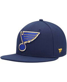 Мужская темно-синяя шляпа с логотипом St. Louis Blues Core Primary Fanatics
