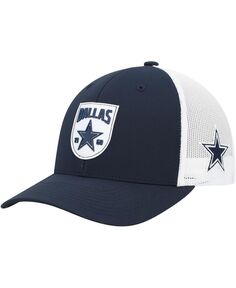 Мужская темно-синяя, белая шляпа Dallas Cowboys со звездой и нашивкой Trucker Snapback Hooey