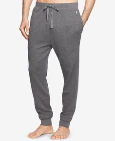 Мужские брюки-джоггеры вафельной вязки для сна Polo Ralph Lauren