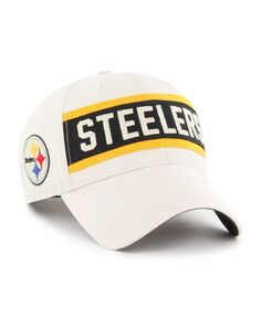 Мужская регулируемая кепка кремового цвета Pittsburgh Steelers Crossroad MVP &apos;47 кремового цвета &apos;47 Brand