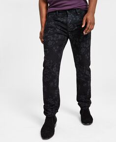 Мужские джинсы с цветочным принтом по всей поверхности I.N.C. International Concepts