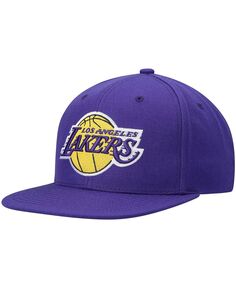 Мужская фиолетовая кепка Los Angeles Lakers Ground 2.0 Snapback Mitchell &amp; Ness
