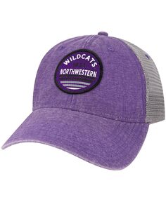 Мужская фиолетовая кепка Northwestern Wildcats Sunset Dashboard Trucker Snapback Legacy Athletic