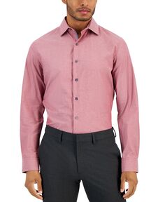 Мужская классическая рубашка приталенного кроя из шамбре Bar III