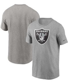 Мужская серая футболка с логотипом Las Vegas Raiders Primary Nike