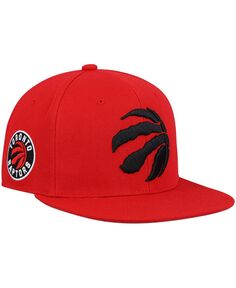 Красная мужская кепка Toronto Raptors Core с застежкой сбоку Mitchell &amp; Ness