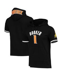 Мужской пуловер с капюшоном с короткими рукавами и именем Devin Booker Black Phoenix Suns Pro Standard