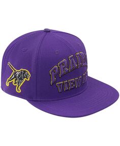 Мужская фиолетовая шляпа Prairie View A&amp;M Panthers Evergreen Prairie View Snapback Pro Standard
