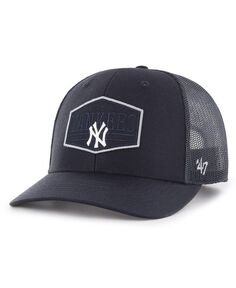Мужская темно-синяя регулируемая кепка New York Yankees Ridgeline с нашивкой в ​​тон &apos;47 Brand