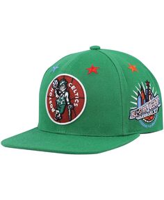 Мужская бейсболка Kelly Green Boston Celtics Hardwood Classics 1997 NBA All-Star Weekend Top Star Snapback Mitchell &amp; Ness