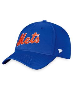 Мужская фирменная шляпа Royal New York Mets Cooperstown Core Flex Fanatics