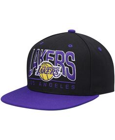 Мужская черная бейсболка Los Angeles Lakers City Arch Snapback Mitchell &amp; Ness