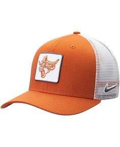 Мужская бейсболка Texas Longhorns Classic 99 с альтернативным логотипом Texas Orange, регулируемая бейсболка Snapback Nike