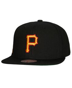 Мужская черная бейсболка Pittsburgh Pirates Cooperstown Collection Evergreen Snapback Mitchell &amp; Ness