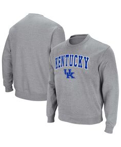 Мужской серый пуловер с логотипом и аркой Kentucky Wildcats Colosseum