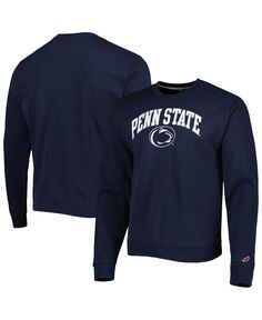 Мужской темно-синий флисовый пуловер Penn State Nittany Lions 1965 Arch Essential толстовка League Collegiate Wear