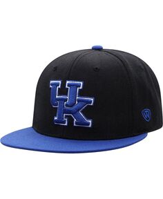 Мужская черная двухцветная приталенная шляпа Royal Kentucky Wildcats Team Top of the World