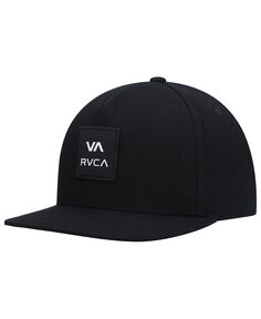 Мужская черная квадратная шляпа Snapback RVCA