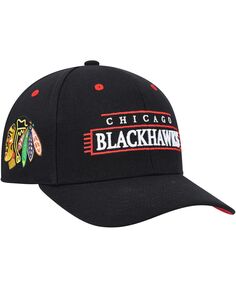 Мужская черная кепка Chicago Blackhawks LOFI Pro Snapback Mitchell &amp; Ness
