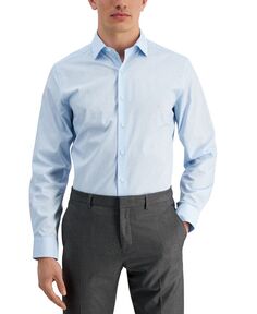 Мужская классическая рубашка приталенного кроя в винтажном коралловом цвете Bar III