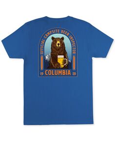 Мужская футболка классического кроя с графическим логотипом Bear Columbia