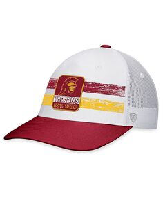 Мужская белая кепка Cardinal USC Trojans Retro Fade Snapback Top of the World