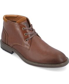 Мужские ботинки Chukka из пеноматериала Vaughn Tru Comfort с круглым носком и шнуровкой Vance Co.