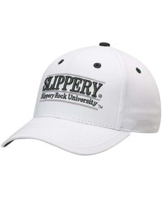 Мужская белая регулируемая шляпа Slippery Rock Pride Classic Bar Game