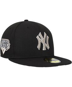 Мужская черная приталенная шляпа New York Yankees Chrome Camo 59FIFTY New Era
