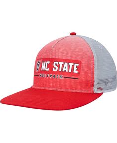 Мужская красно-серая кепка Snapback State Wolfpack штата Северная Каролина Colosseum