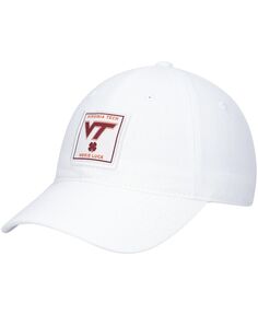 Мужская белая регулируемая шляпа Virginia Tech Hokies Dream Black Clover