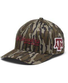 Мужская кепка Mossy Oak Camo Texas A&amp;M Aggies Bottomland Flex Hat Columbia