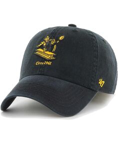 Мужская черная приталенная шляпа Pittsburgh Steelers Gridiron Classics Franchise Legacy &apos;47 Brand