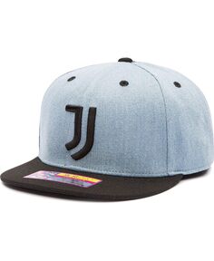 Мужская джинсовая кепка Juventus Nirvana Snapback черного цвета Fan Ink