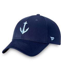 Мужская темно-синяя кепка с регулируемым логотипом Deep Sea Seattle Kraken Core Fanatics