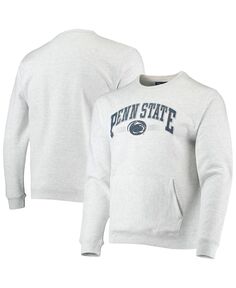 Мужской пуловер с карманами Heather Grey Penn State Nittany Lions Upperclassman League Collegiate Wear