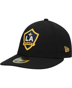 Мужская черная приталенная шляпа с логотипом LA Galaxy Primary 59FIFTY New Era