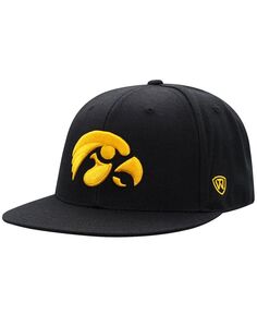 Мужская черная приталенная шляпа цвета Iowa Hawkeyes Team Top of the World